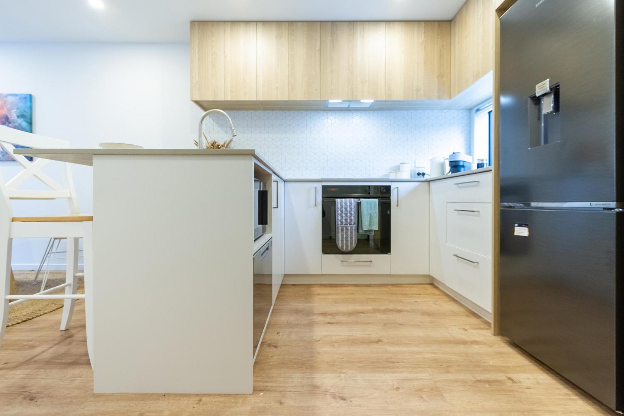 Modern 2 Bed 2 Bath Opposite Hagley Park Apartman Christchurch Kültér fotó