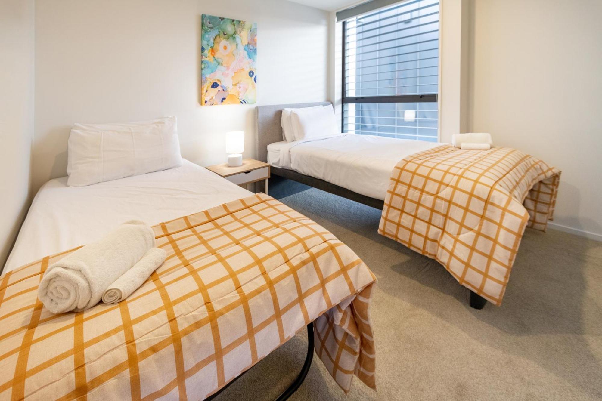 Modern 2 Bed 2 Bath Opposite Hagley Park Apartman Christchurch Kültér fotó